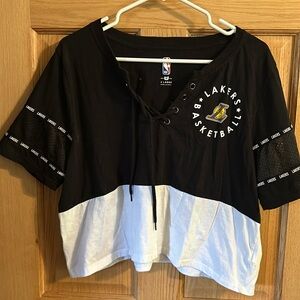 NBA Lakers cropped top